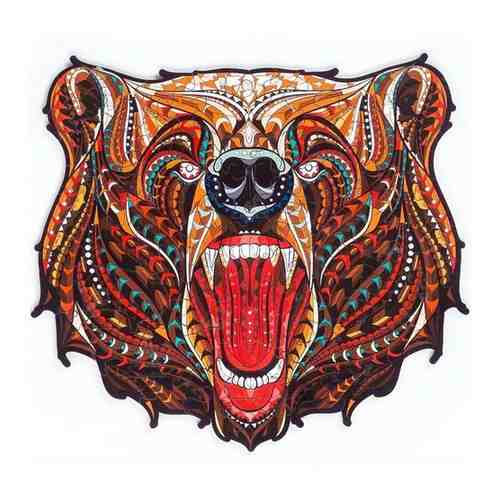 Деревянный пазл «Сказочный медведь» 24 x 21 см маленький арт. 101081904353