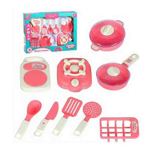 Детский игровой набор посуды и продуктов ТМ