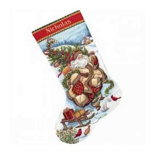 Dimensions Набор для вышивания Santa's Journey Stocking (Путешествие Санты) 08752 арт. 101130306052