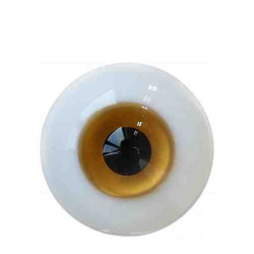 Dollmore - Glass Eye 18 mm (Глаза стеклянные желтые 18 мм для кукол Доллмор) арт. 1402221519