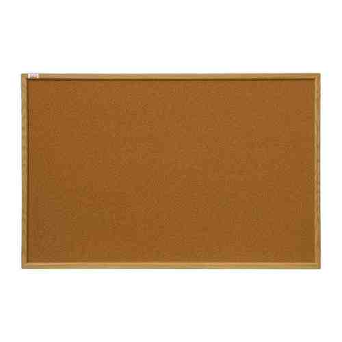 Доска пробковая для объявлений 100x200 см, коричневая рамка из МДФ, 2х3 OFFICE, (Польша), TC1020 арт. 662903236