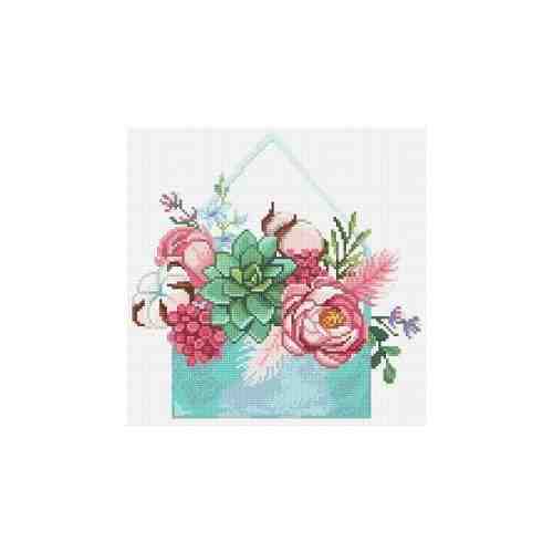 Фрея Кристальная мозаика (алмазная вышивка) Цветы в конверте ALVK-91 арт. 101715605708