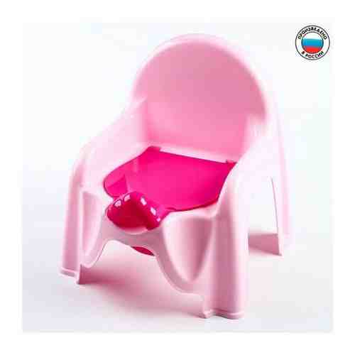 Горшок-стульчик с крышкой, цвет розовый арт. 101739823538