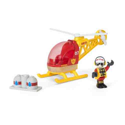 Игровой набор BRIO 33797 Спасательный вертолет, груз, фигурка арт. 125843245
