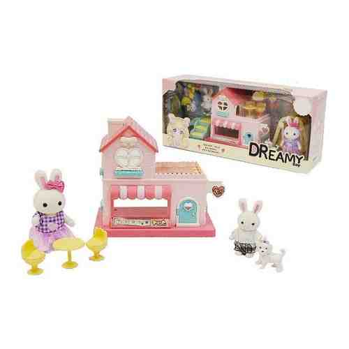 Игровой набор с зайчиком, Домик-вилла, игрушка для девочки, с аксессуарами. арт. 101650953323