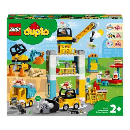 Конструктор LEGO DUPLO Town 10933 Башенный кран на стройке арт. 663856017