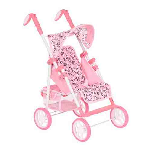Кукольная коляска Pituso Звезды Rose/Розовый арт. 101763940208