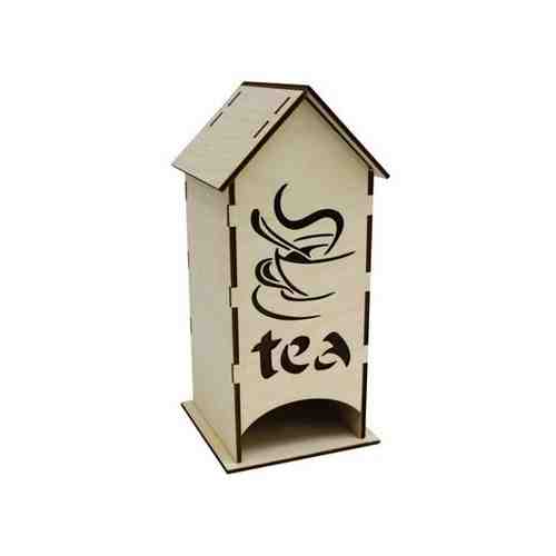 L-442 Деревянная заготовка чайный домик 'Чай', 19,5*8*8 см, Astra&Craft арт. 100654133168