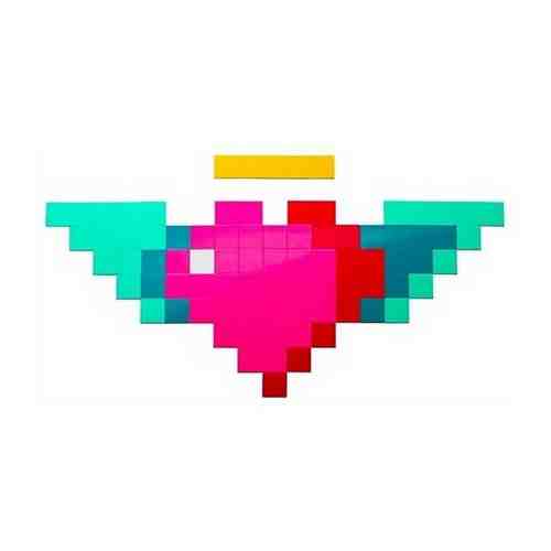 Магнитная мозаика Moza Сердце с крыльями арт. 101465187358