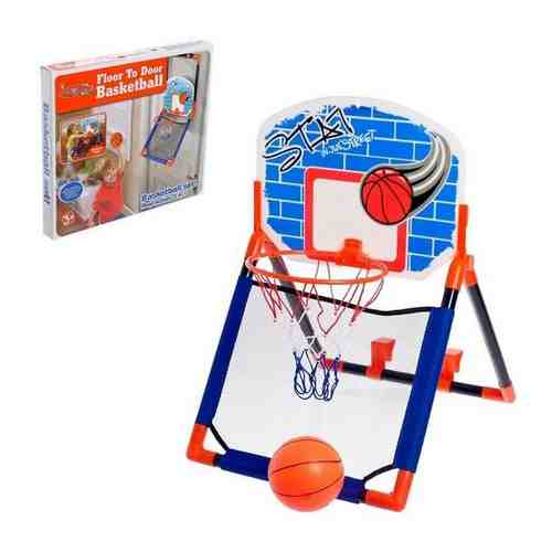 Набор для баскетбола «Бросок», крепится на дверь, трансформируется в стойку арт. 1408905796