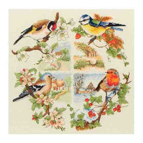 Набор для вышивания Anchor Birds And Seasons 30*30см, MEZ, PCE880 арт. 101386323596