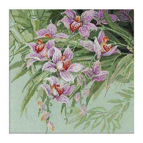 Набор для вышивания «Сотвори Сама» 1401 Тропические орхидеи 34*34 см арт. 844547025