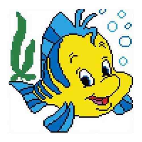 Набор Рыбка канва с рисунком 16х17 Каролинка кткн 015 (Р) арт. 1424741918