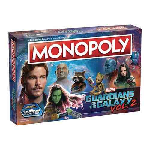 Настольная игра монополия Стражи Галактики (Guardians of the Galaxy Vol. 2 Monopoly Game). Игра на английском языке арт. 696740447