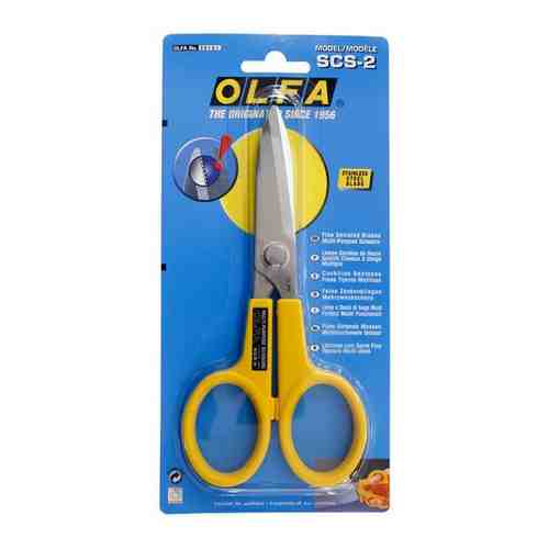 Ножницы хозяйственные OLFA OL-SCS-2, большие из нержавеющей стали, 173мм арт. 687077536