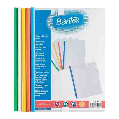 Папка для брошюровки Bantex со скрепкошиной А4 (до 30 листов 5 штук в упаковке), 108140 арт. 907551207