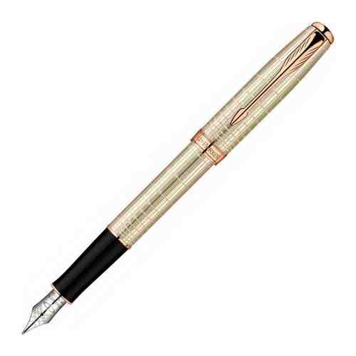 PARKER перьевая ручка Sonnet F535, S0912490, синий цвет чернил, 1 шт. арт. 100591415874
