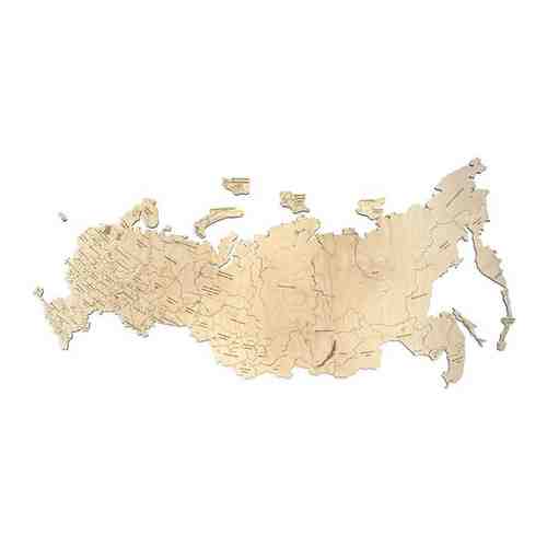 Пазл-карта России ДекорКоми из дерева - 150x80 см / Без магнитов арт. 962347495