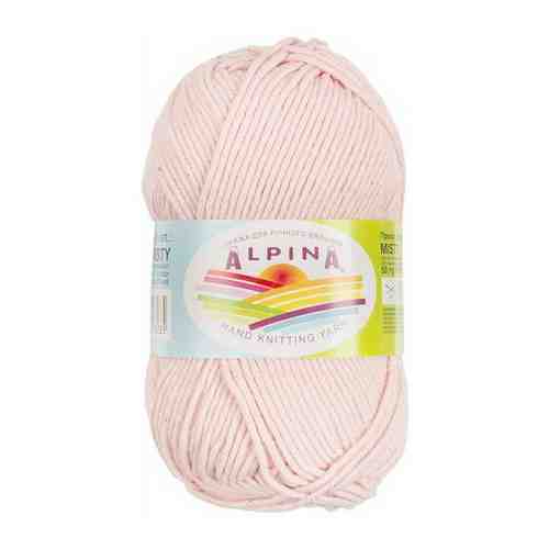 Пряжа Alpina Misty, 70% хлопок, 30% шерсть, 10*50 г, 105 м+-5 м, №07, бледно-розовый арт. 100896501804