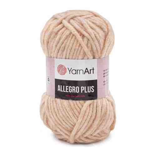 Пряжа для вязания YarnArt 'Allegro Plus' 100гр 110м (16% шерстъ, 28% полиамид, 56% акрил) (707 серый меланж), 5 мотков арт. 101204920747