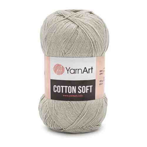 Пряжа для вязания YarnArt 'Cotton soft' 100гр 600м (55% хлопок, 45% акрил) (49), 5 мотков арт. 101080154644