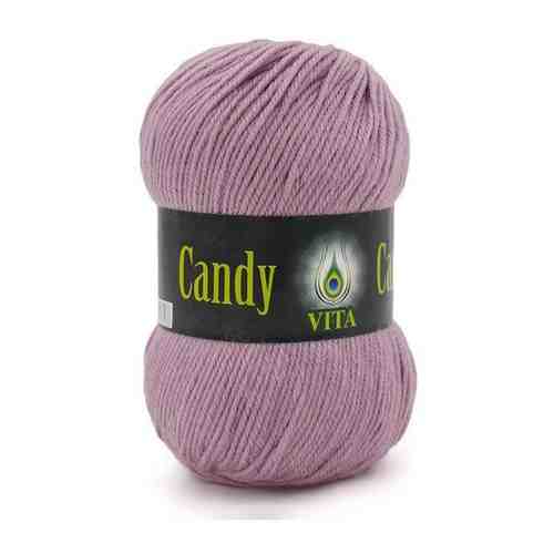 Пряжа Vita Candy (Канди) 2552 дымчато-розовый 100% шерсть 100г 178м 5шт арт. 101436674197