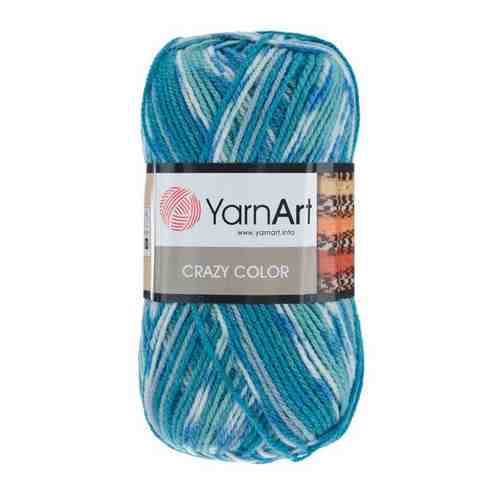 Пряжа YarnArt 'Crazy color' 100гр. 260м (25%шерсть,75%акрил) (137 секционный), 5 мотков арт. 101080156183