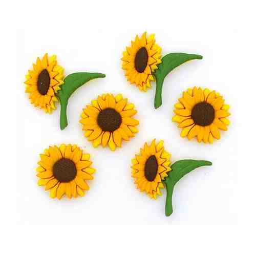 Пуговицы декоративные Sunflowers арт. 101408411083