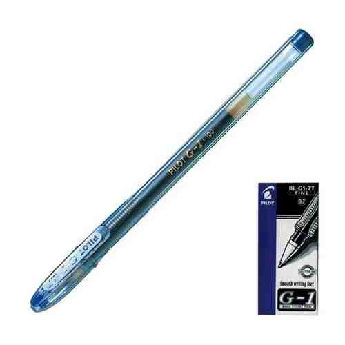 Ручка гелевая Pilot G1, узел 0.5 мм, чернила синие, эргономичный держатель, мягкое письмо арт. 101715083443