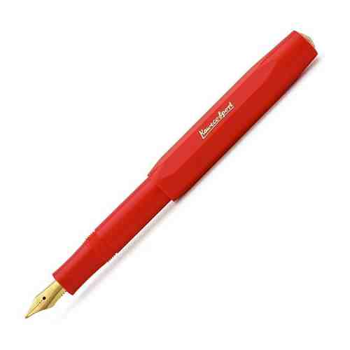 Ручка перьевая KAWECO CLASSIC Sport Red пластиковый корпус F 0.7мм арт. 101456768633