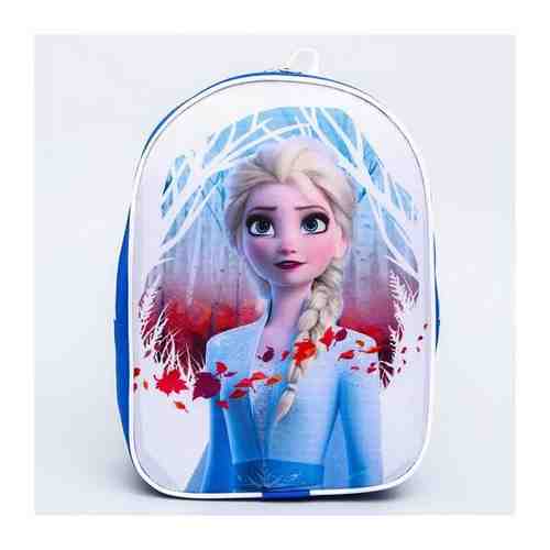 Рюкзак Disney Эльза, 21*9*26 см, на молнии, голубой арт. 101333050632