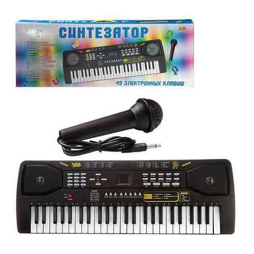Синтезатор (пианино электронное), 49 клавиш, с адаптером арт. 101288546285