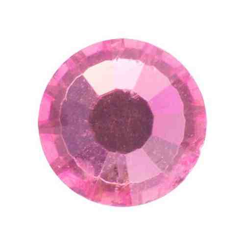 Стразы клеевые Zlatka 2,4 мм, стеклянные, 144 шт, розовые арт. 101121113432