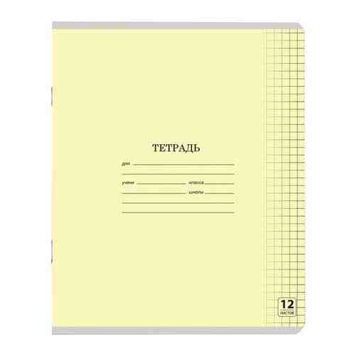 Тетрадь 12 л. юнландия классическая, клетка, обложка картон, зеленая, 105638 арт. 100979985246