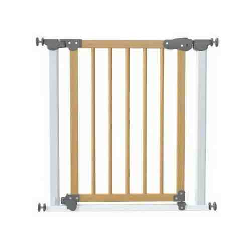 Ворота безопасности на проем 78,5-90 см. в распор, Safe & Care Белые без доводчика дерево арт. 101571418374