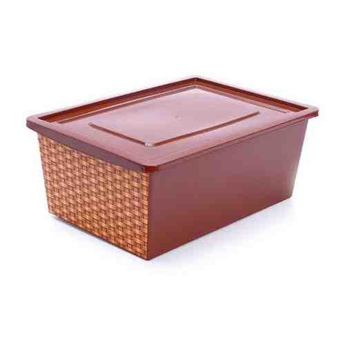 Ящик универсальный «Прованс», объем 30 л, цвет коричневый арт. 1407993027