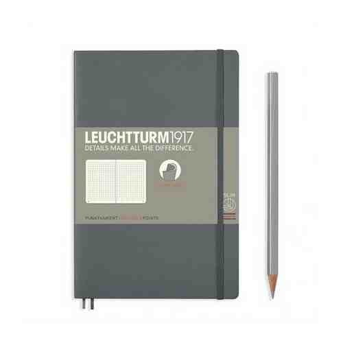 Записная книжка в точку Leuchtturm Paperback В6+ 123 стр., мягкая обложка глубокий серый арт. 1698913371
