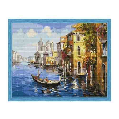 Алмазная мозаика цветной QA202235 Путешествие по Венеции арт. 1443801320