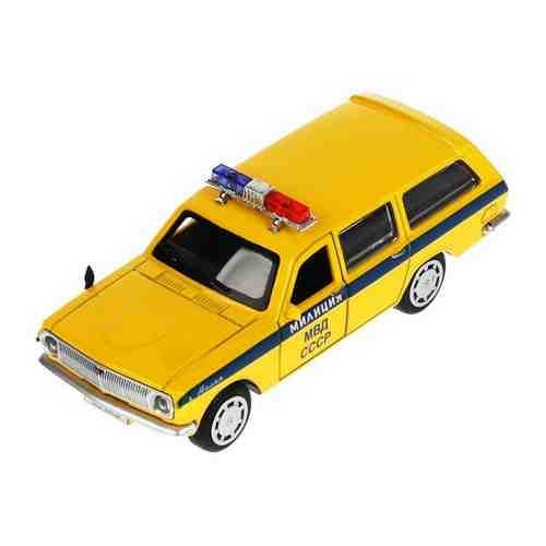 Автомобиль инерционный ГАЗ-2402 волга полиция 12 см со звуком и светом Цвет Жёлтый арт. 101381601781