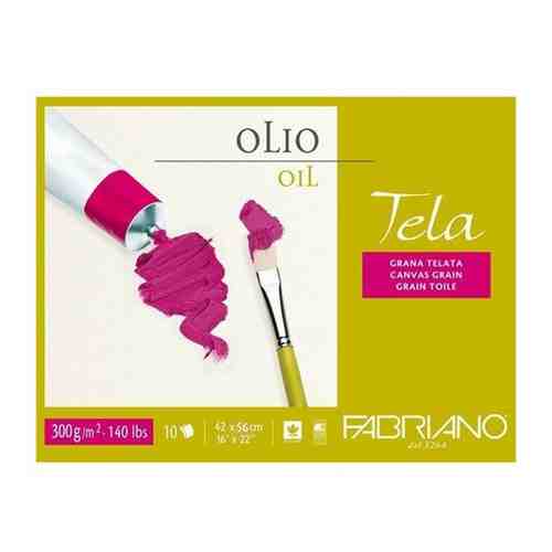 Бумага для масла и акрила Fabriano Блок бумаги для масла FABRIANO Tela, 300г/м2, 42x56см, фактура 