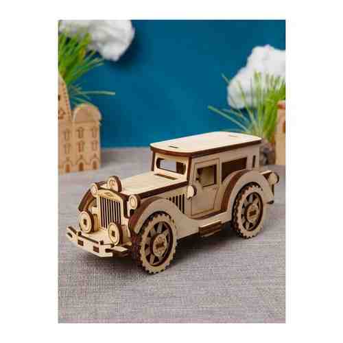 Детский деревянный конструктор из фанеры Ретро автомобиль/сборная модель из дерева авто арт. 101392341174
