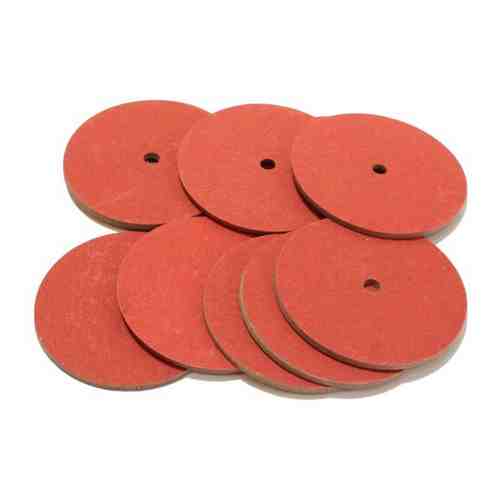 Диск фибра (red fibre) 10 мм КиКТойс (толщина 1,5 мм), для изготовления подвижных суставов игрушек (20 шт) арт. 101769175012