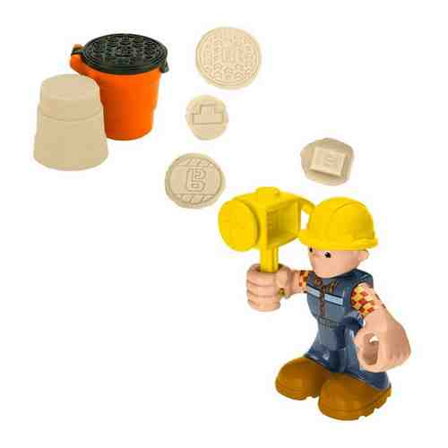 Игровой набор Bob the Builder Боб-строитель с аксессуарами и песком FDC01/FDM84 арт. 1729924729