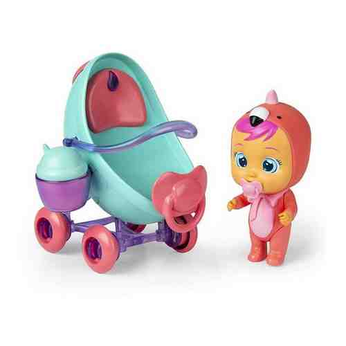Игровой набор IMC Toys Cry Babies Magic Tears Плачущий младенец Фэнси в комплекте с коляской и аксес арт. 101442463206