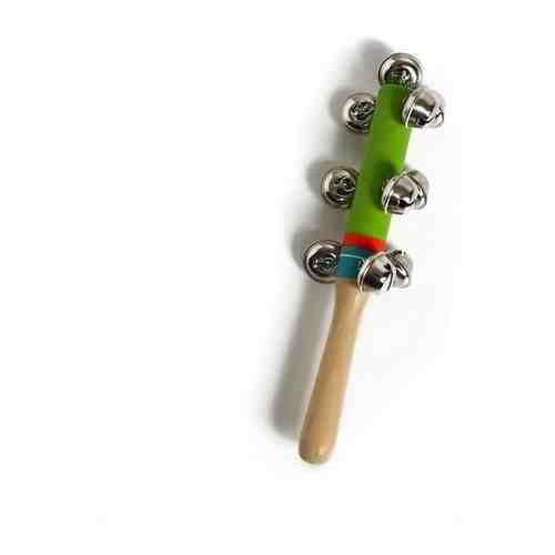 Игрушка с бубенцами «Весёлая мелодия», цвет зелёный арт. 101326631284