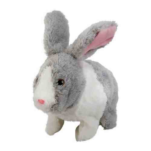 Интерактивный кролик клевер 23 см с морковкой, ходит, поёт песенку арт. 100435190948