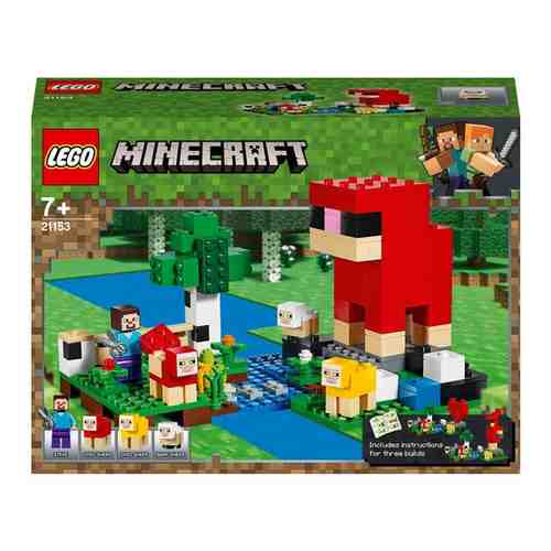 Конструктор LEGO LEGO Minecraft 21153 Шерстяная ферма арт. 498932116