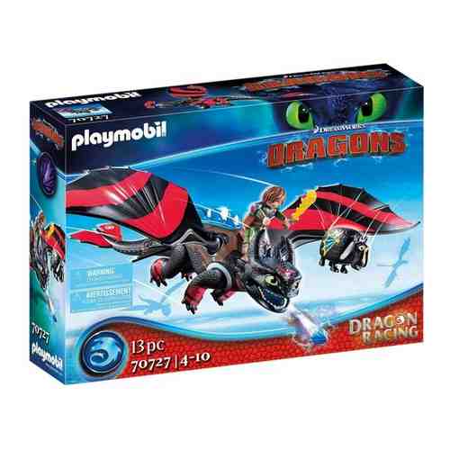 Конструктор Playmobil Как приручить дракона 70727 Гонки на драконах: Иккинг и Беззубик арт. 930139120