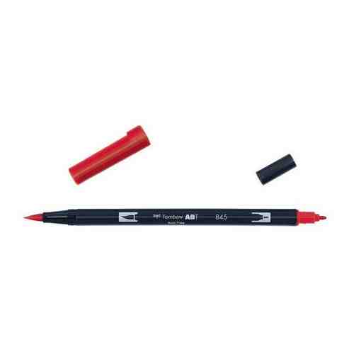Маркер-кисть Tombow ABT Dual Brush Pen 845 кармин арт. 101321442878