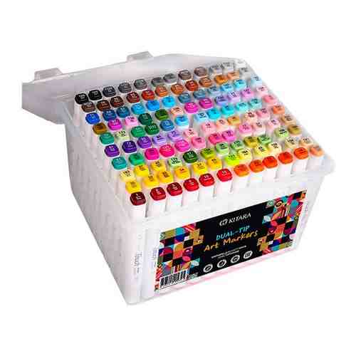 Маркеры Kitara 120 цветов для профессионального скетчинга арт. 101392053804